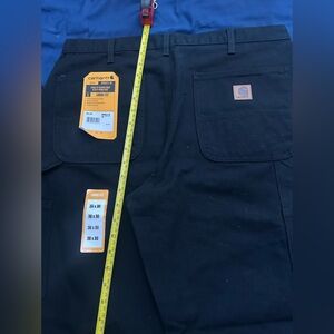 CARHARTT NWT WORK PANTS 36x30 BLACK